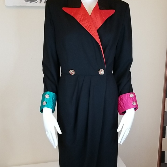 VTG Nili Richardo Ringmaster Coat Dress - Picture 2 of 16